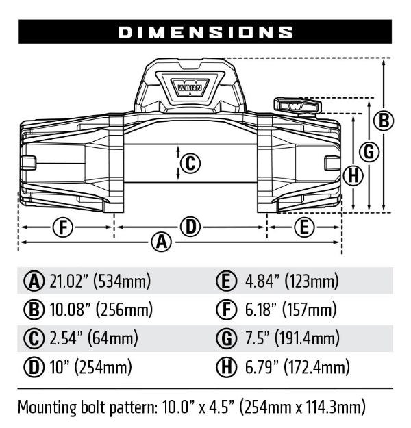 WARN VR EVO 10-S WINCH - 103253