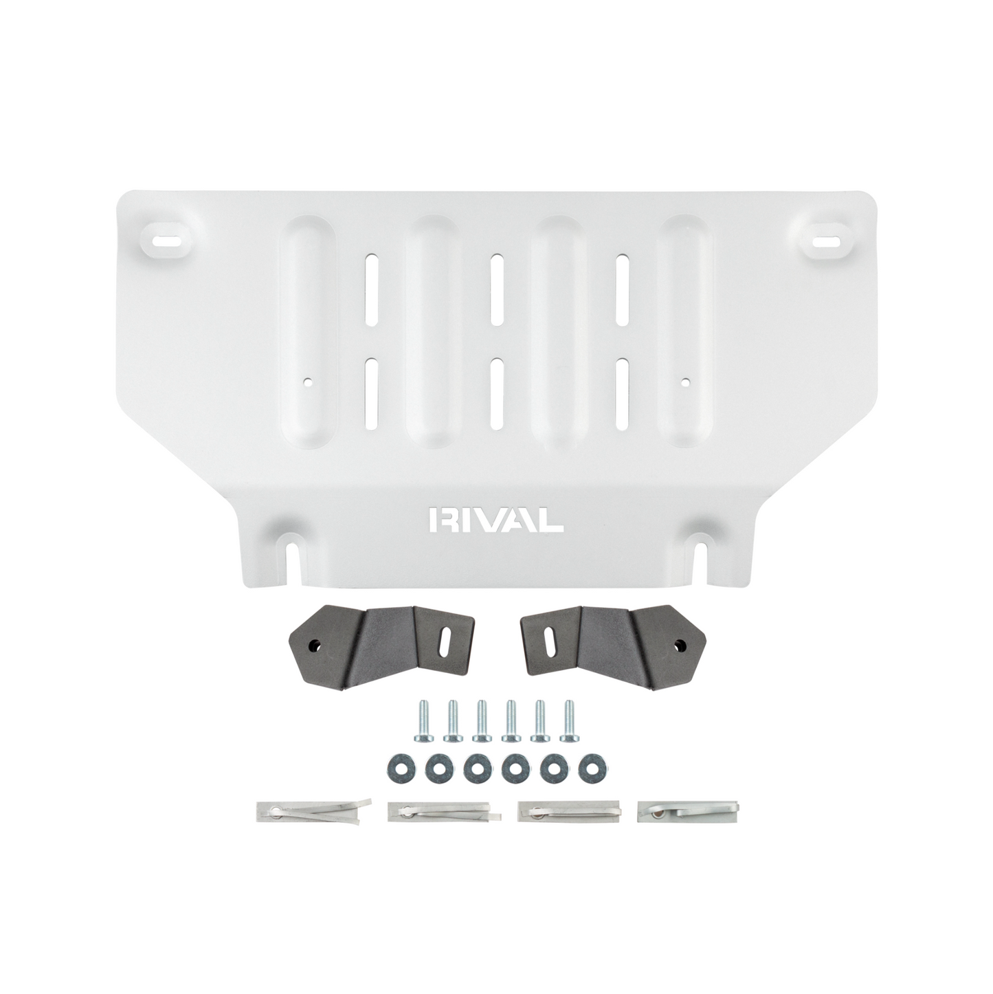 RIVAL Aluminum Radiator Skid Plate Ford F-150 2015-2024 EcoBoost PowerBoost V8 except 2.7