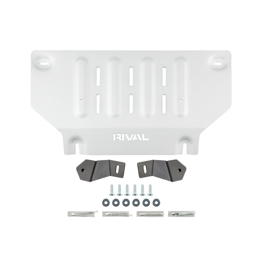 RIVAL Aluminum Radiator Skid Plate Ford F-150 2015-2024 EcoBoost PowerBoost V8 except 2.7