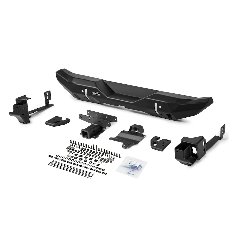 RIVAL Rear Aluminum Stubby Bumper Jeep Wrangler JL 2018-2024