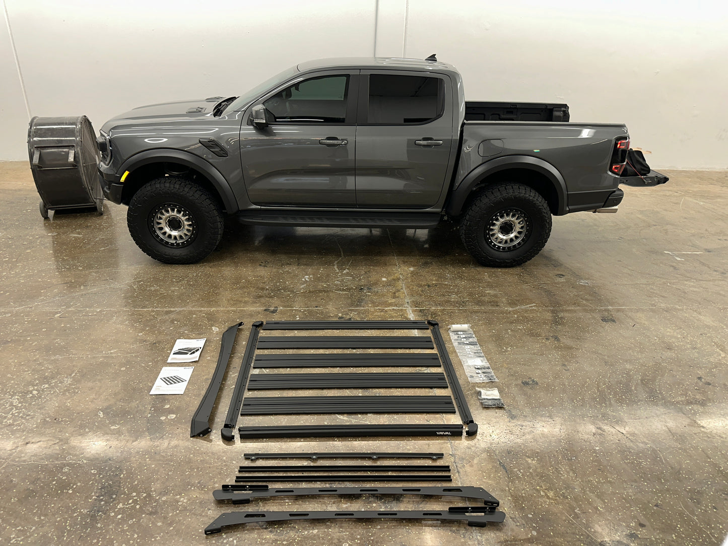 RIVAL Aluminum Roof Rack 2024-2025 Ford Ranger including Raptor