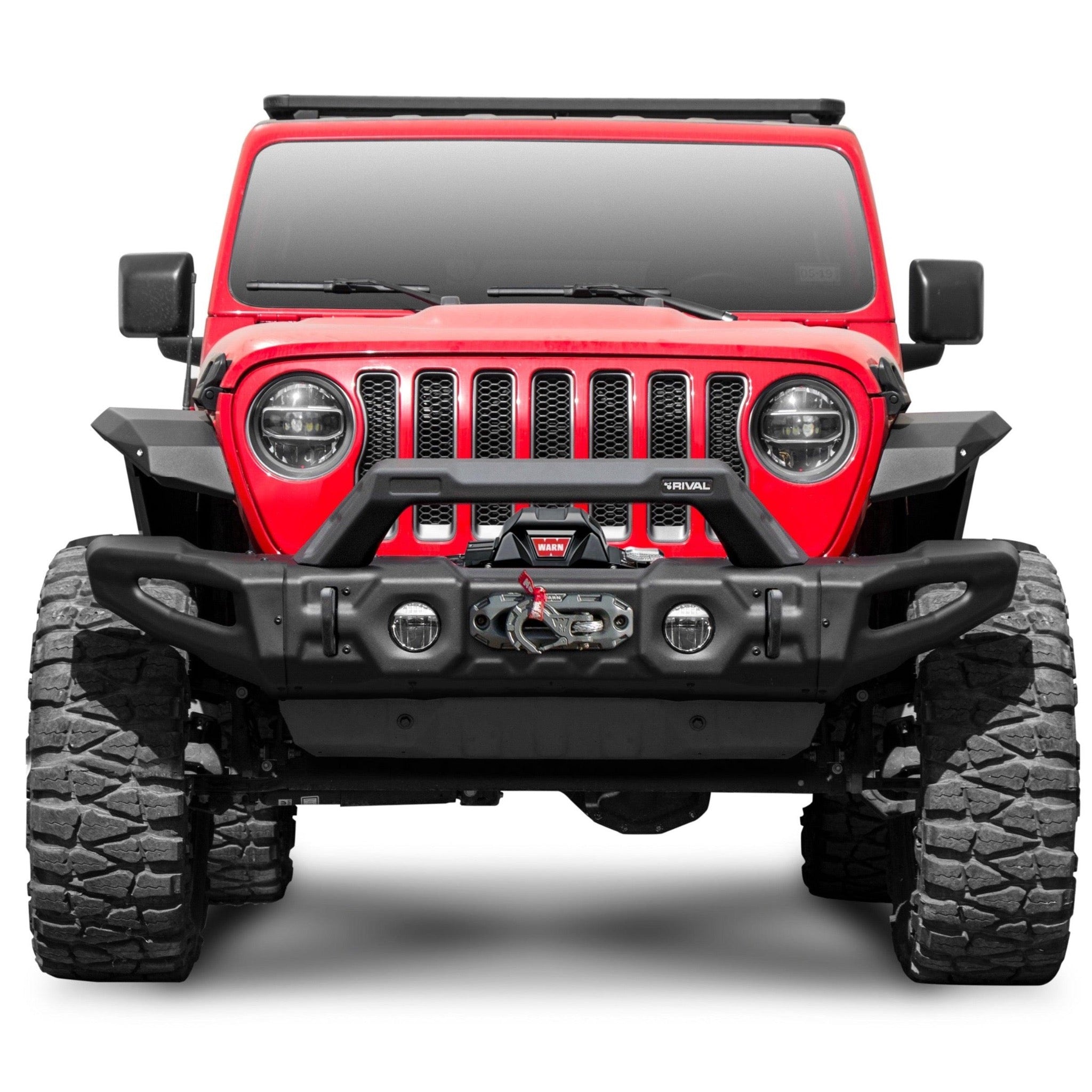 Full Set RIVAL Front Modular Stamped Steel Full-Width Bumper Jeep 