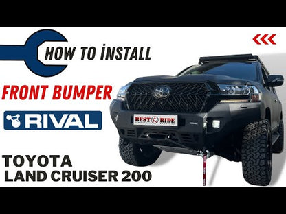 RIVAL Front Aluminum Bumper 2016-2021 Toyota Land Cruiser 200 Series with Winch Mount